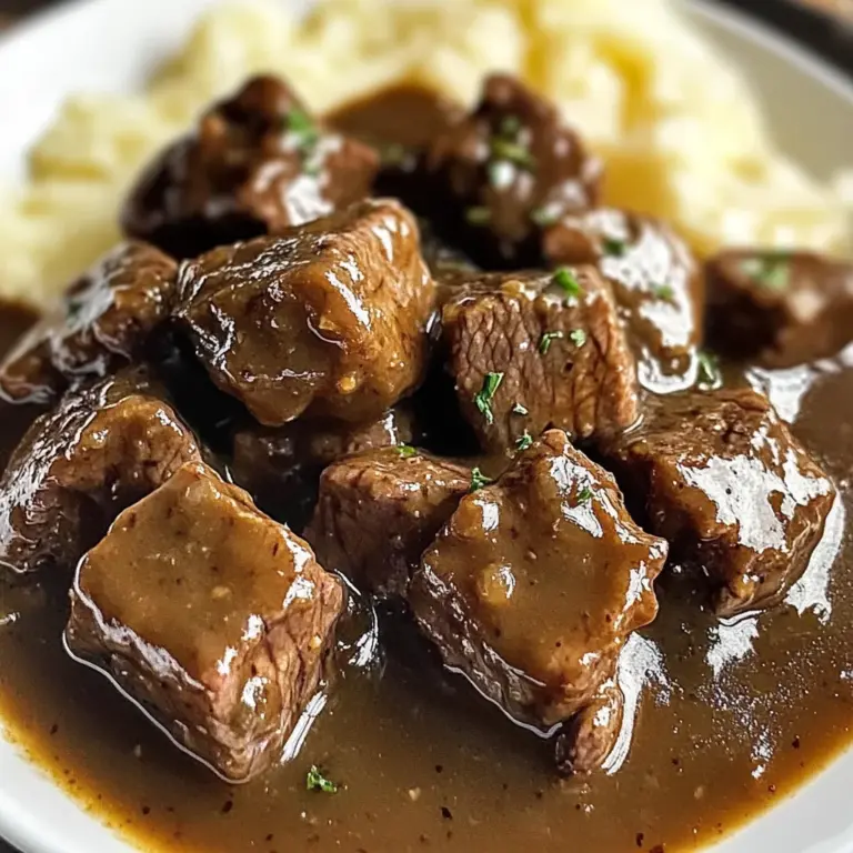 Sirloin Tips in Gravy – Easy Halal Beef Dinner Recipe