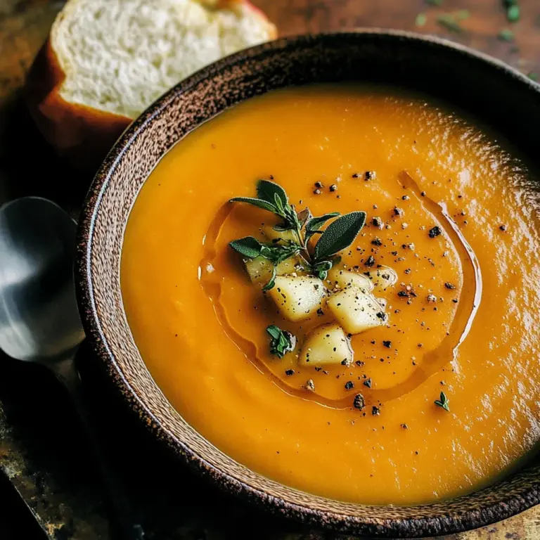 Sweet Potato and Apple Soup