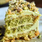 Vegan Pistachio Coffee Cake