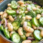 White Bean and Cucumber Dill Salad
